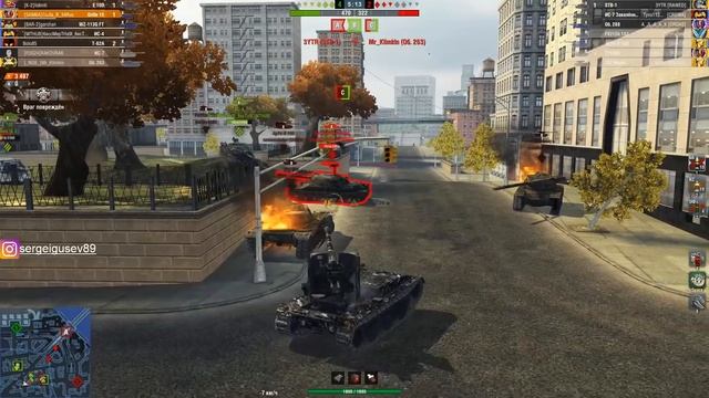 WoT Blitz -Танк для упорки #2 ● Гриль 15 на первой линии ● Картон в деле -World Of Tanks Blitz(WoTB