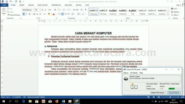 Cara Print Bolak Balik смотреть онлайн