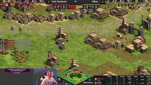 АНАЛИЗИРУЕМ РЕДБУЛЛ | ПОСЛЕДНЯЯ ИГРА ВИНЧА в турнире по Age of Empires 2 смотреть онлайн