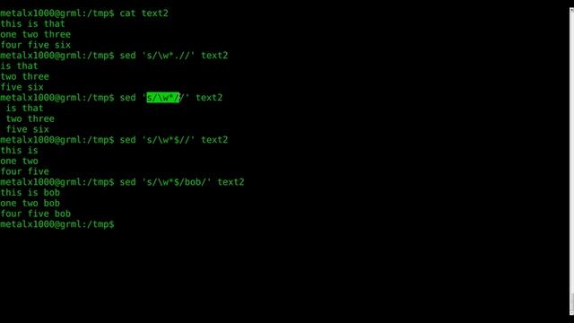 SED Remove or Replace the Last Word of Each Line Linux Shell tutorial BASH смотреть онлайн