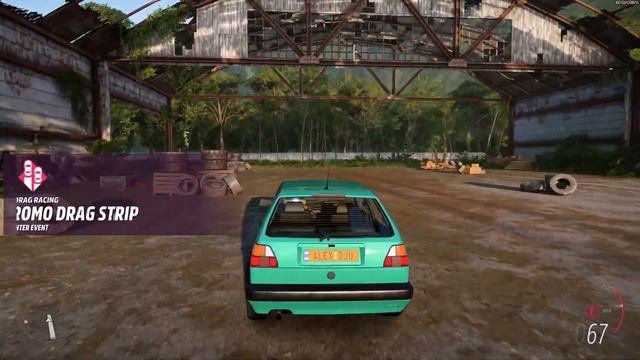 Forza Horizon 5 . Volkswagen Golf GTI 16V MK2 1992 . Car Show Speed Jump Crash Test Drive . смотреть онлайн