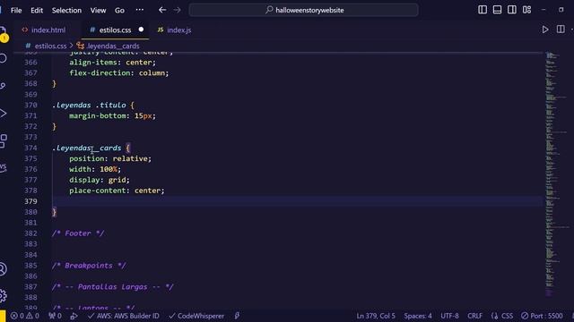 ? RESPONSIVE WEBSITE con HTML, CSS y JS | Halloween Website ? смотреть онлайн