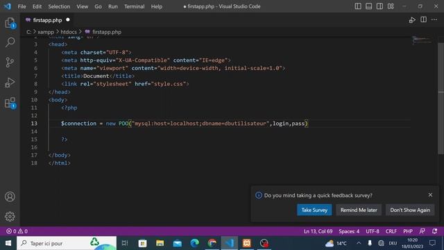 tuto php pour apprendre la connection a la base de donnée en php mysql смотреть онлайн