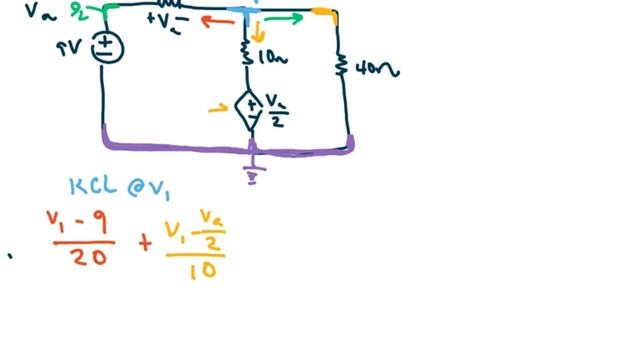 Node Voltage Method Example 4 смотреть онлайн