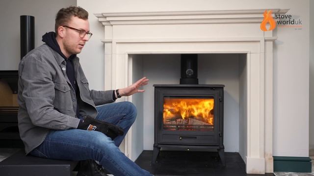 Demo Of The Ecosy+ Mulberry 10 Cast Iron ( 10kw to 13kw ) Eco Design Woodburning Stove смотреть онлайн