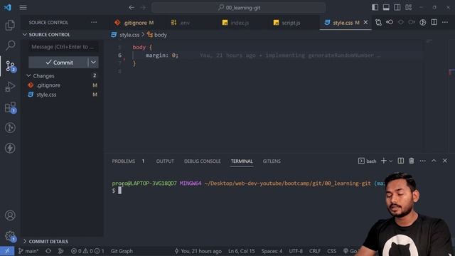 What is .gitignore file? | Git and GitHub Fundamentals | Ep.10 смотреть онлайн