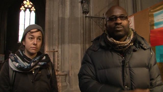 Flüchtlinge in der Votivkirche RefugeeCampVienna Part1 смотреть онлайн