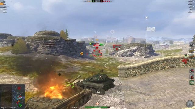 ПТУР - последние дни. World Of Tanks Blitz. Взводная игра на T92E1. [FullHD] смотреть онлайн
