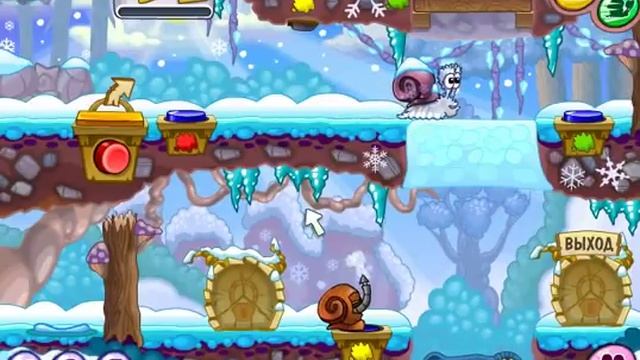 Snail Bob 6: Winter Story - LEVEL 18 - 3 ЗВЕЗДЫ смотреть онлайн