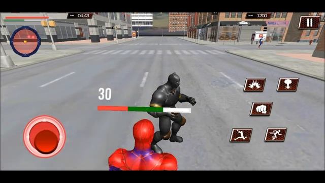 Super Panther Hero City Rescue from Spider hero, Captain hero & Gangster - Android GamePlay смотреть онлайн