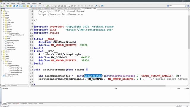 How to turn autotrading on or off with code смотреть онлайн
