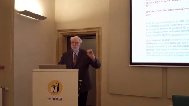 Pr. F. Wilhelm: Les 'polars' francophones luxembourgeois смотреть онлайн