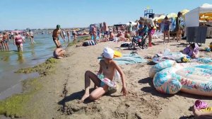 Анапа, август. Центральный пляж