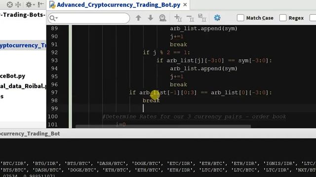 Coding Arbitrage Python Function 5 - Arbitrage Cryptocurrency Bot in Python - Code - Ch 5.21 смотреть онлайн