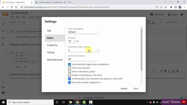 How to Increase the Font Size on Google Colab Notebook (2022) смотреть онлайн