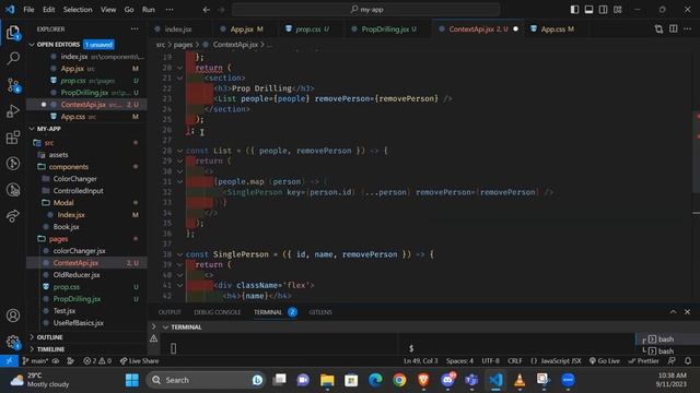 11. KodeCamp 3.0 React - Prop Drilling and ContextApi смотреть онлайн