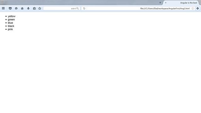 ng repeat and angular simple list AngularJs смотреть онлайн