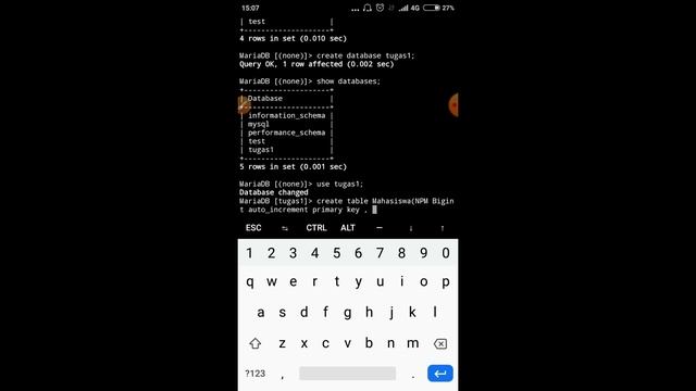 CARA MEMBUAT DATABASE MYSQL DI HP ANDROID смотреть онлайн