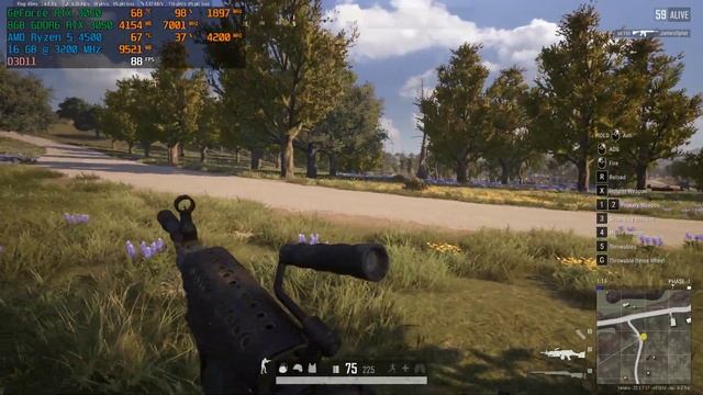 PUBG - RTX 3050 Ryzen 5 4500 смотреть онлайн