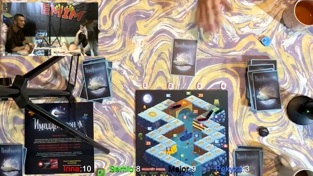 Настольная игра - Имаджинариум. БАЗОВАЯ ВЕРСИЯ. ОБЗОР. GAME PLAY НА 4 ИГРОКА. смотреть онлайн