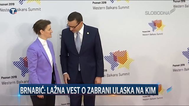 Brnabić: Lažna vest o zabrani ulaska na KiM (Pravi Dnevnik 5. jul 2019.) смотреть онлайн