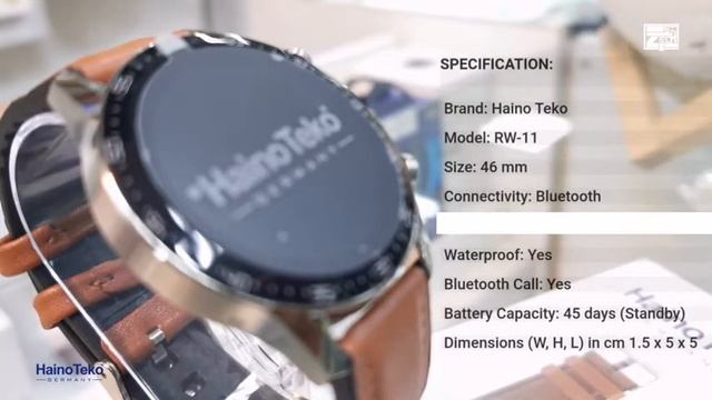 HAINO TEKO RW-11 SMART WATCH 46MM – SILVER смотреть онлайн