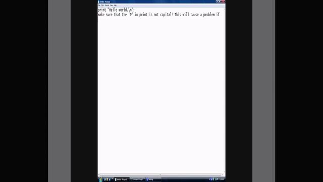 Perl Lesson 1: Hello World смотреть онлайн