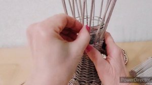 Плетение Вазы из бумажной лозы