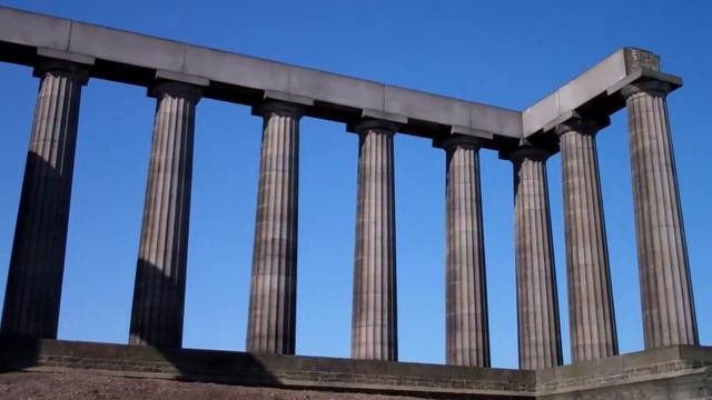 The National Monument Calton Hill Edinburgh Scotland April 1st смотреть онлайн