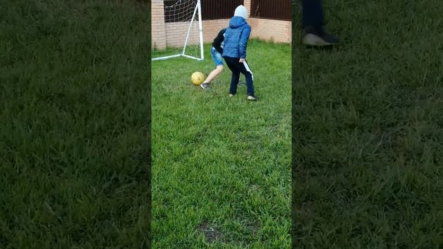 Играем в футбол с Dog_R. кто же победит???(1 часть) смотреть онлайн