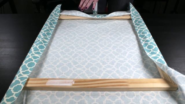 How to Make Fabric Wall Art - Easy DIY Tutorial смотреть онлайн