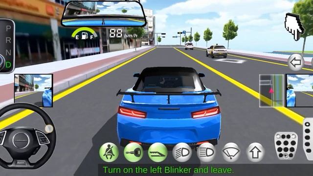 3D Driving Class Game | Chevrolet Camaro Car | Gas station 2 Car wash Map | Android Gamplay | смотреть онлайн