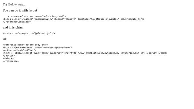 Magento: Magento 2: How to load my custom js file after footer? (2 Solutions!!) смотреть онлайн