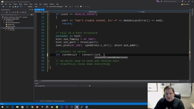 Creating a TCP Client in C++ смотреть онлайн