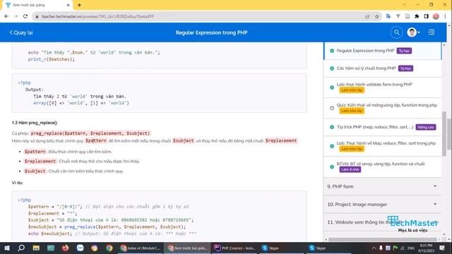 Học PHP: Regular Expression- biểu thức chính quy, các hàm, các khối biểu thức và giải thích ví dụ смотреть онлайн