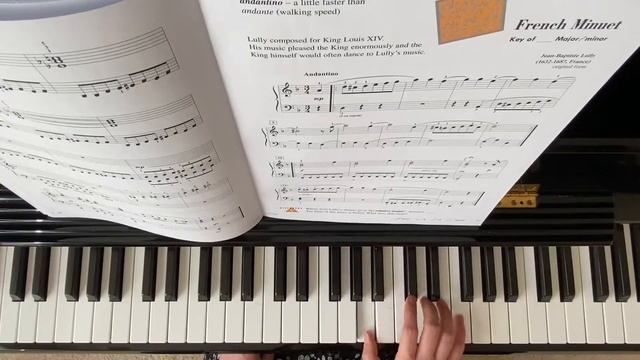 “ French Minuet” Piano Adventure Lesson Book Level 4 смотреть онлайн