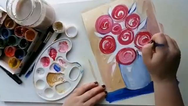 Занятие по рисованию в подготовительной группе
"Весенний натюрморт" смотреть онлайн