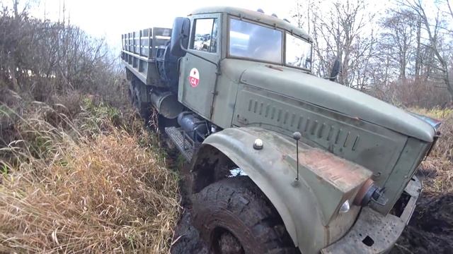 СТРАВИЛИ шины на КРАЗе до 0.2 и в КАНАВУ!!! смотреть онлайн