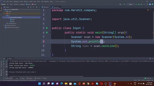 Input || How to take input in Java || creating object and importing library || JAVA language I/O || смотреть онлайн