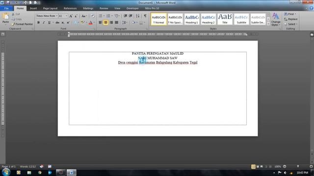 Cara membuat dan print kop Amplop Surat (Microsoft Word) смотреть онлайн