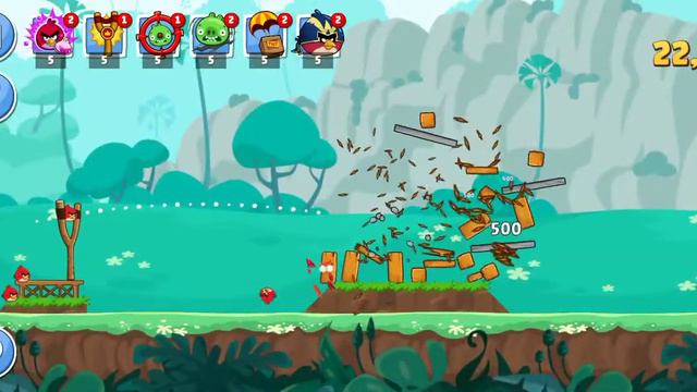 Angry Birds Friends Level 1. смотреть онлайн