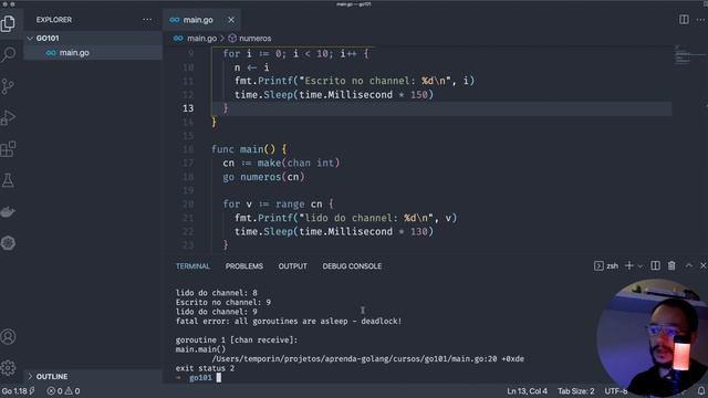 Aula 16 - Otimizando channels com buffer смотреть онлайн