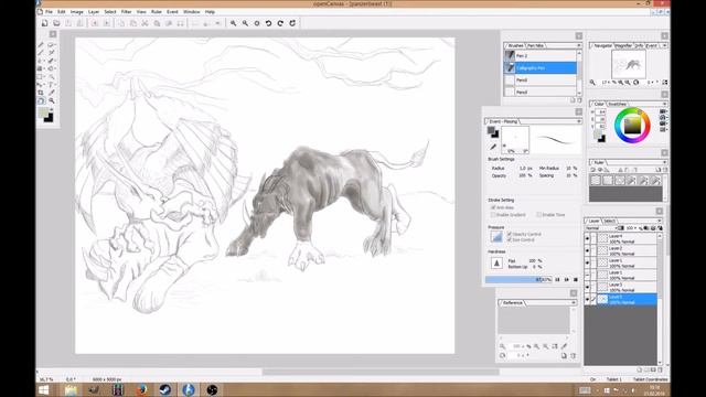 Panzerbeast OpenCanvas6 Event recording смотреть онлайн