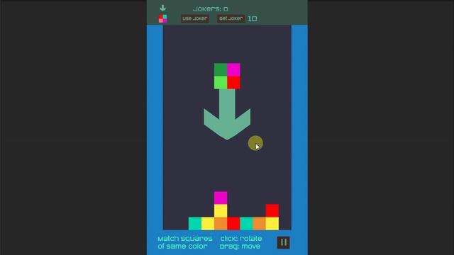 Square Drop Color Game - Trailer 1 смотреть онлайн