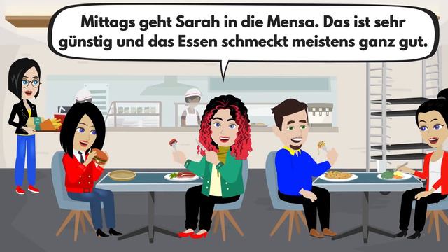 Deutsch lernen | Tagesablauf : Ein Tag im Leben von Sarah Becker смотреть онлайн
