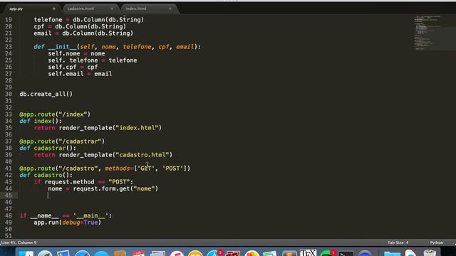CRUD com Python + Flask - Página de Cadastro Parte 1(Aula 3) смотреть онлайн