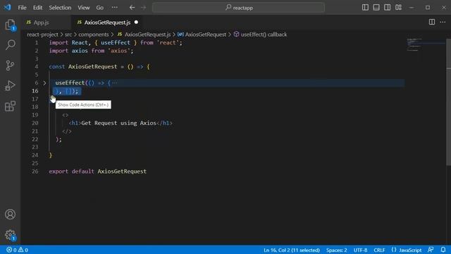 Get API Call / Fetch Server Data using Axios in ReactJS Application смотреть онлайн