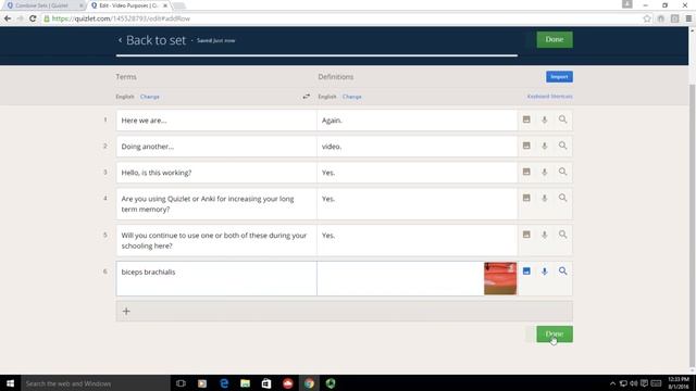 Quizlet Adding Images смотреть онлайн