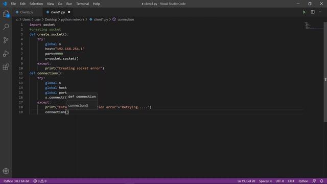 Socket programming in nepali || coding for client || Network programming with python || [In nepali] смотреть онлайн