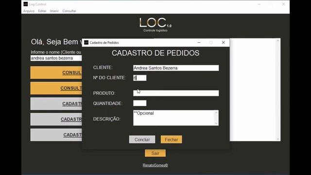 Python e PySimpleGUI - LOC - Controle de clientes e produtos. смотреть онлайн